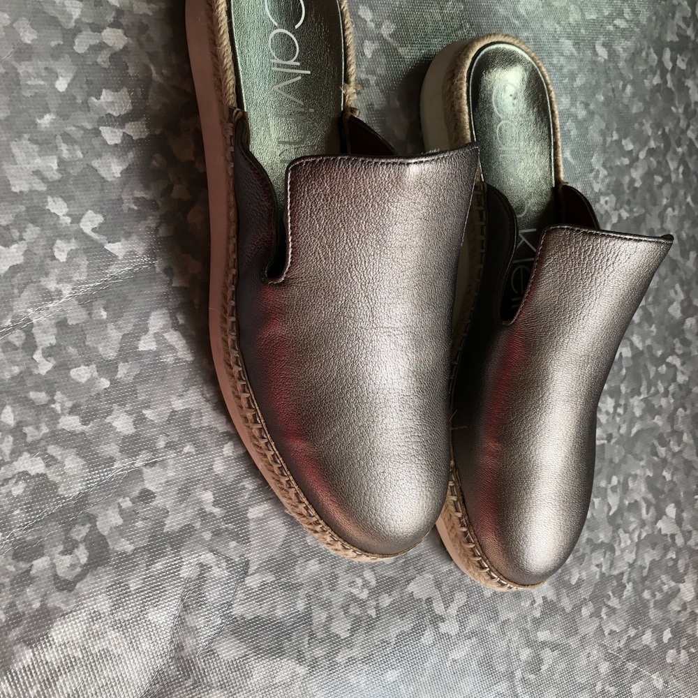 NWOT Calvin Klein Verie Espadrille Loafer Mules - Picture 8 of 8